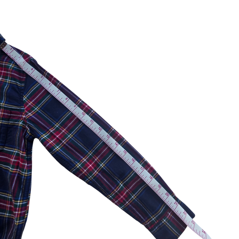 Place Kids Plaid Shirt - Navy and Pink - Picture 3 of 8